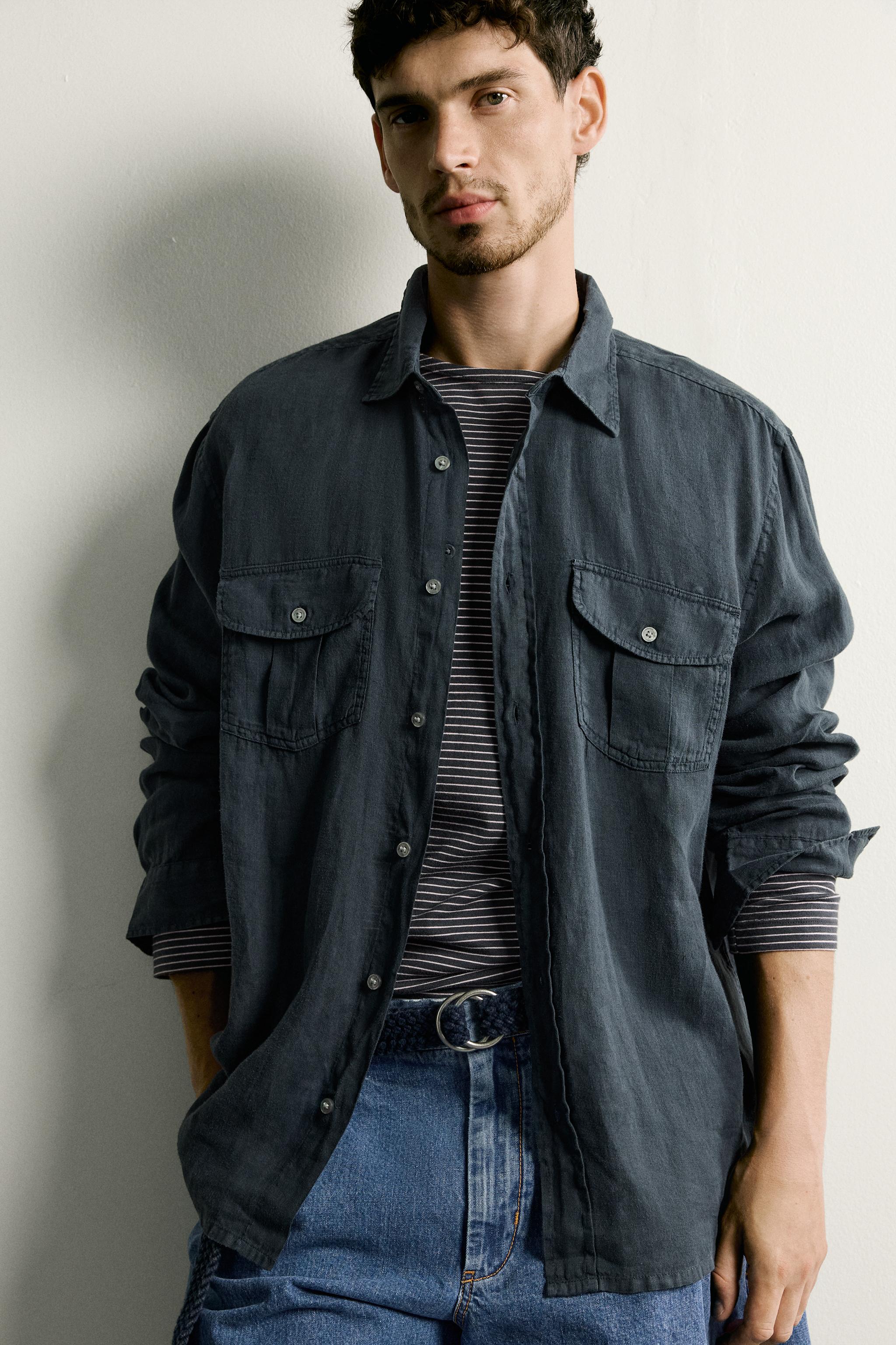 100% LINEN RELAXED FIT SHIRT